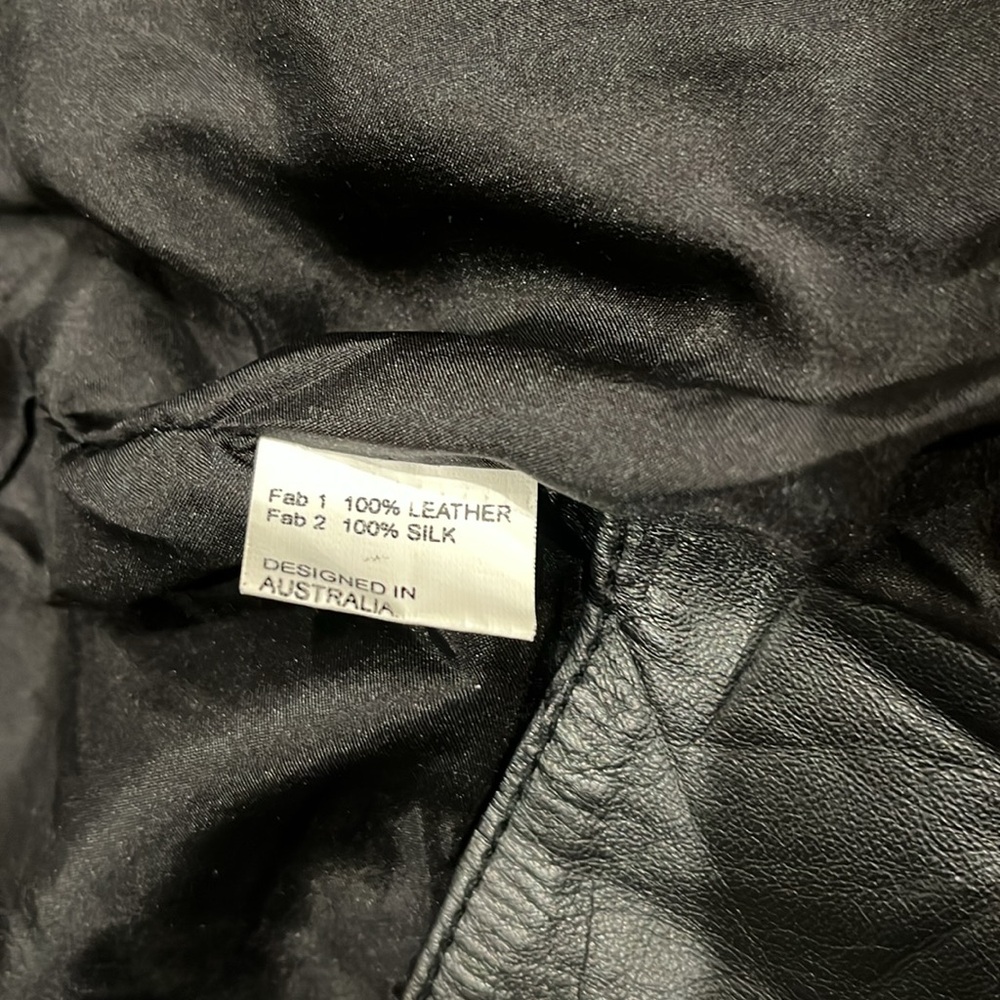 Shakuhachi Leather Biker Jacket - Picture 4 of 5